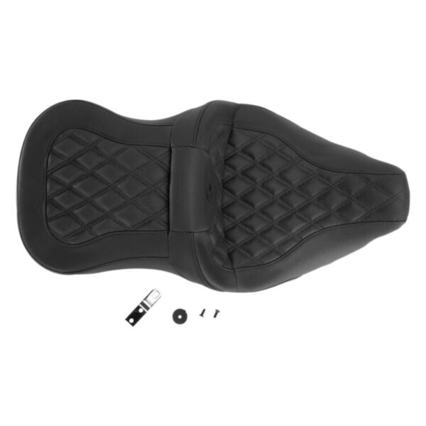 Saddlemen Roadsofa LS Lattice Stitch 2-Up Seat For Harley - Image 3