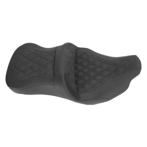 Saddlemen Roadsofa LS Lattice Stitch 2-Up Seat For Harley - Image 4